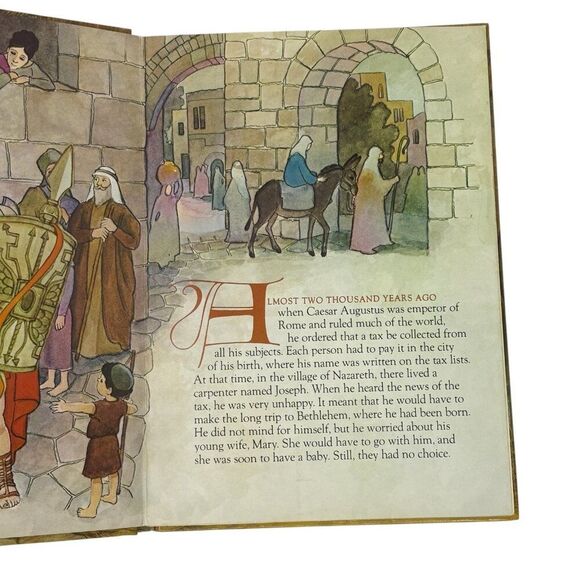 The Very First Christmas: The Story of the Nativity Vintage Pop Up Book - Picture 4 of 5